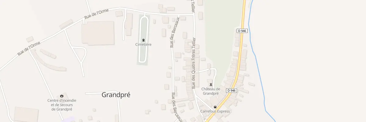 Plan du 27 Rue des Quatre Freres Tellier à Grandpré