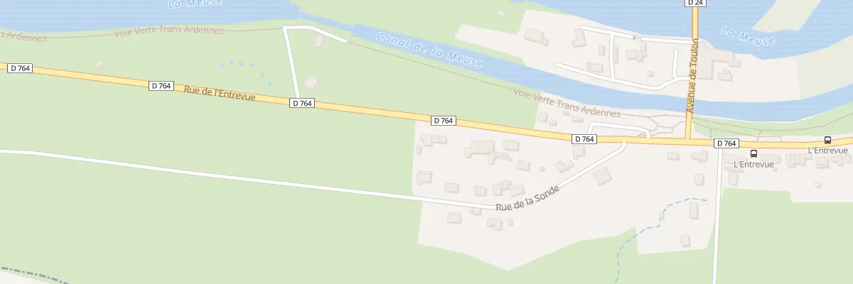 Plan du 2 Rue de l’Entrevue à Donchery