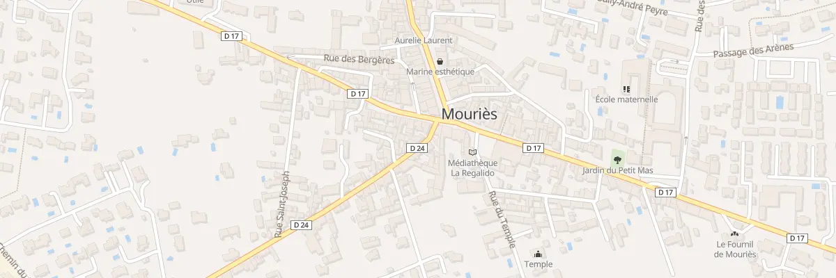 Plan du 6 Rue Jean Jaures à Mouriès