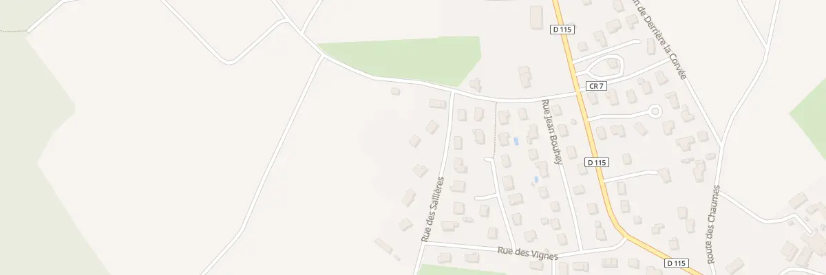 Plan du 7 Rue des Sallières à Villers-la-Faye