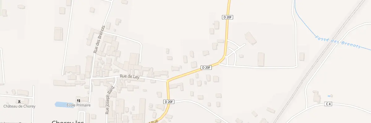 Plan du 3 Rte de Serrigny à Chorey-les-Beaune