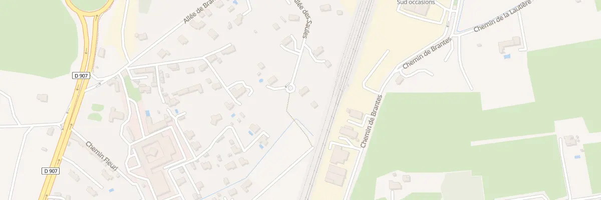 Plan du 261 All des Saules à Sorgues