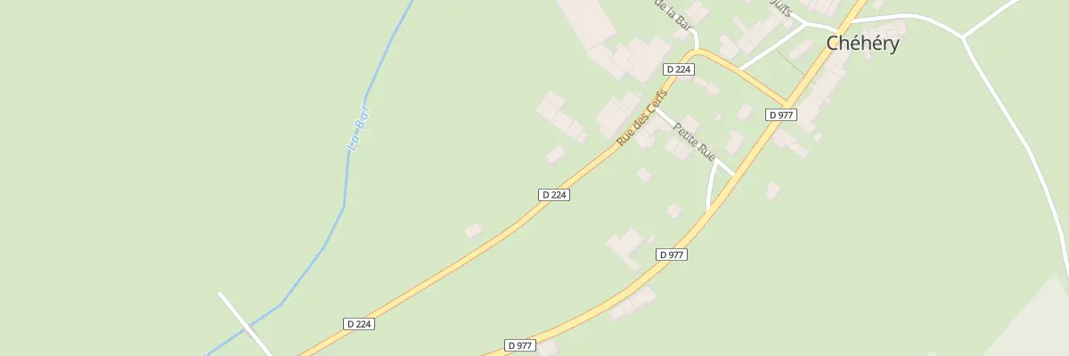 Plan du 5052 Rte d’Omicourt Chehery à Chémery-Chéhéry