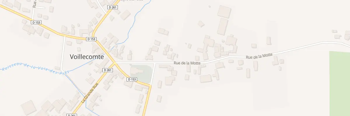 Plan du 17 Rue de la Motte à Voillecomte