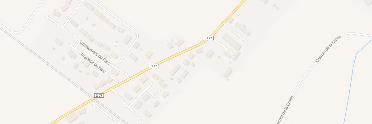 Plan du 43 Rue de la Gare à Saint-Eulien