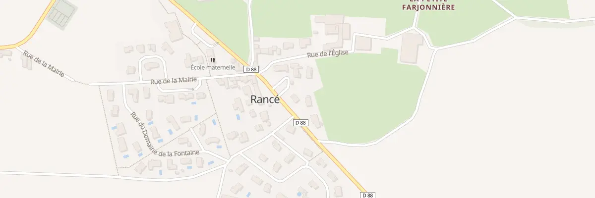 Plan du 77 Rte de Saint Jean à Rancé