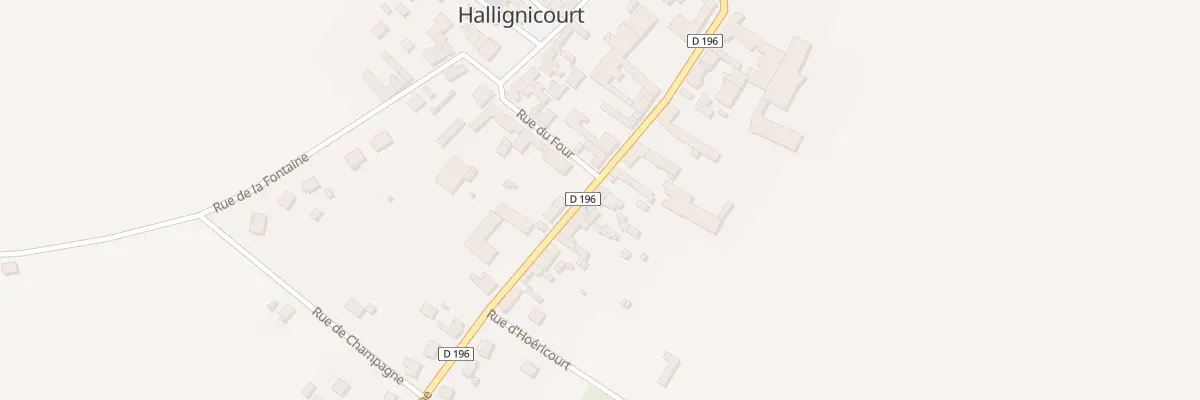 Plan du 29 Av de la Marne à Hallignicourt