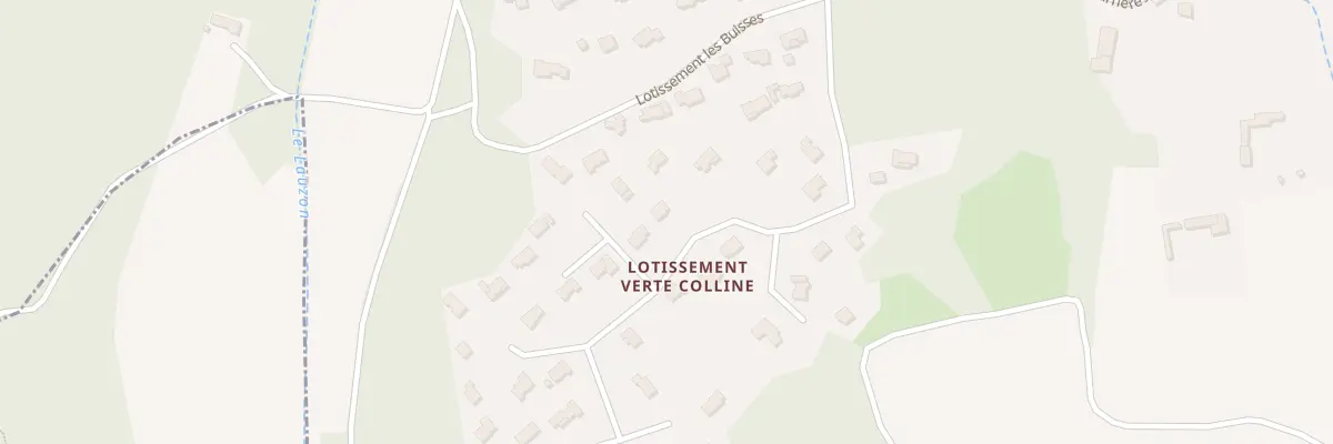 Plan du 36 Chem de Verte Colline à Chamaret