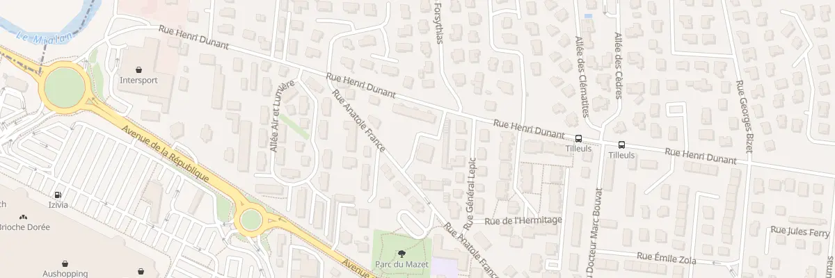 Plan du 907 Rue Henri Dunant à Guilherand-Granges