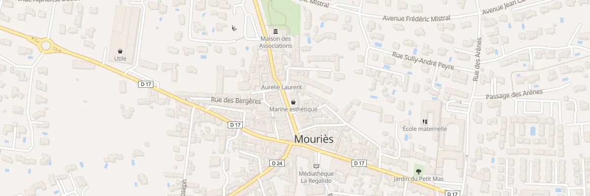 Plan du 22 Crs Paul Révoil à Mouriès