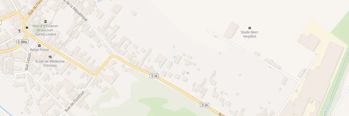 Plan du 23T Rue de la Gare à Éclaron-Braucourt-Sainte-Livière