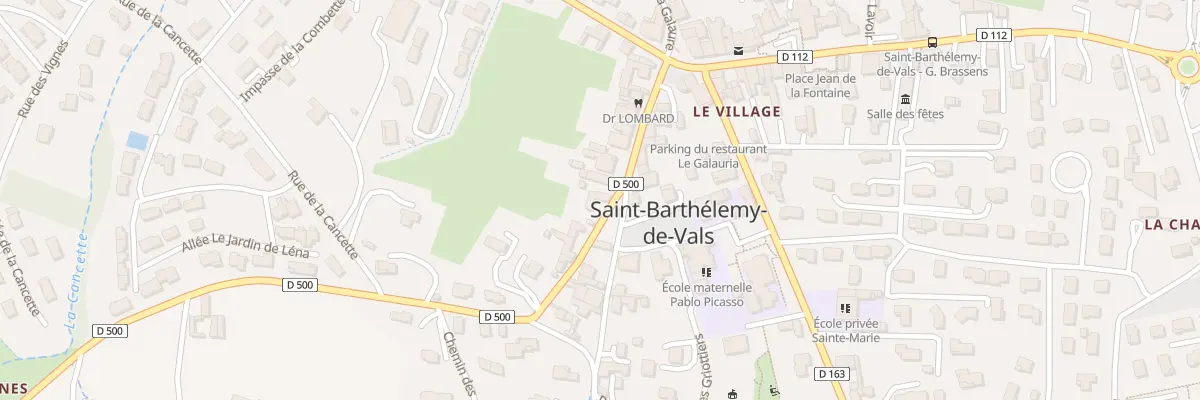 Plan du 27 Rue des Roches qui dansent à Saint-Barthélemy-de-Vals