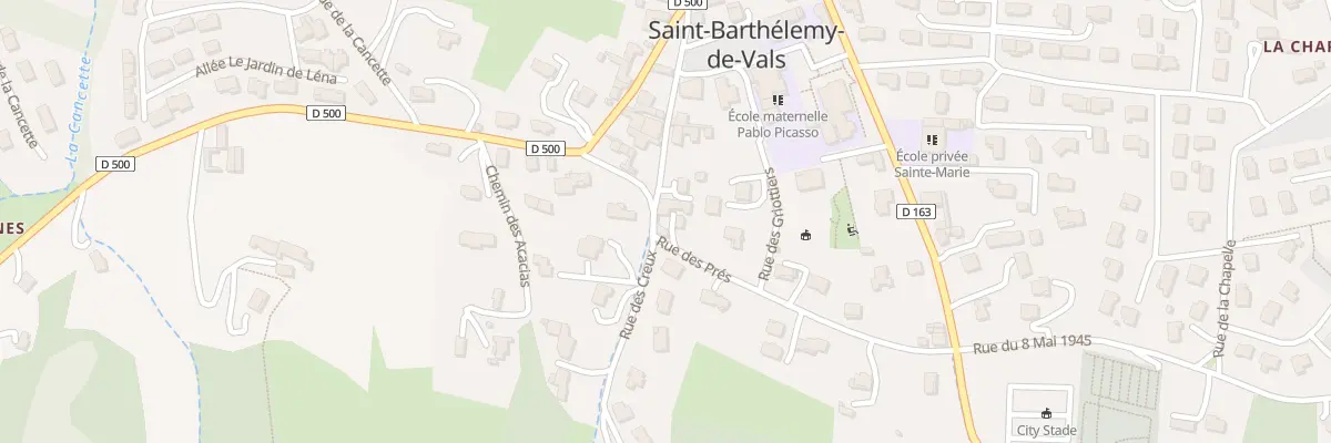 Plan du 230 Rue des Prés à Saint-Barthélemy-de-Vals