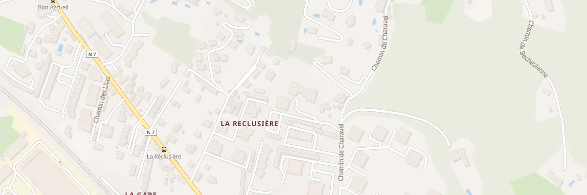 Plan du 15 Che de Charavel à Vienne