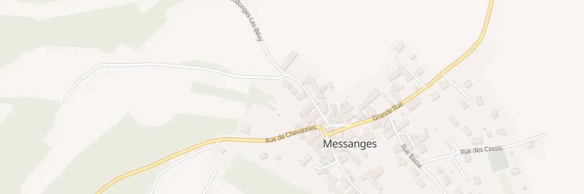 Plan du 7 Rue de Collonges-les-bévy à Messanges