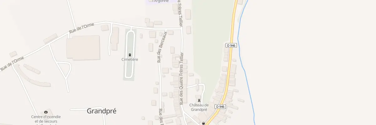 Plan du 6 Rue des Quatre Freres Tellier à Grandpré