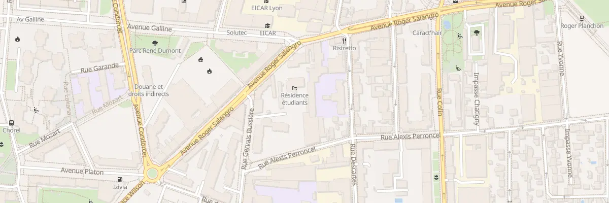 Plan du 30B Av Roger Salengro à Villeurbanne