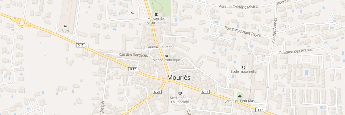 Plan du 9 Rue des Béraud à Mouriès