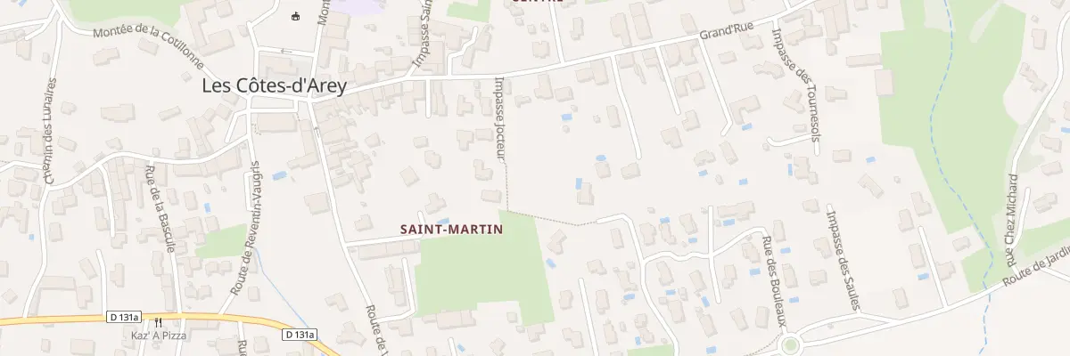 Plan du 119 Imp de l’Épi aux Côtes-d’Arey