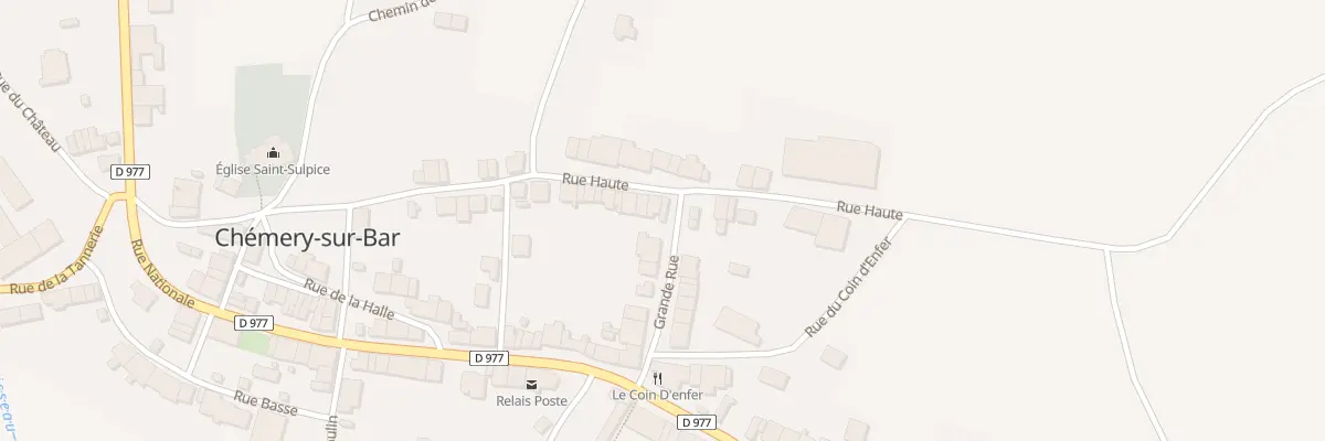 Plan du 5139 Le Village de Chemery à Chémery-Chéhéry