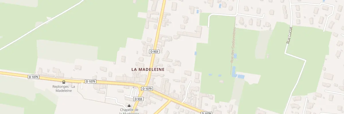 Plan du 5175 La Madeleine Nord Est à Replonges