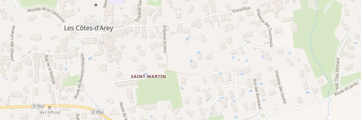 Plan du 137 Imp de l’Épi aux Côtes-d’Arey