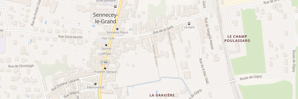 Plan du 10 Sen du Parc à Sennecey-le-Grand