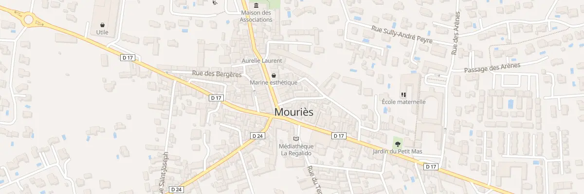 Plan du 3 Rue d’Aubagne à Mouriès