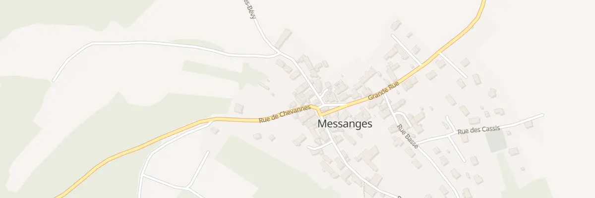 Plan du 6 Rue de Chevannes à Messanges
