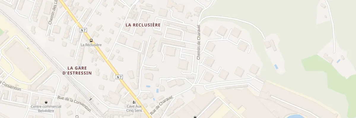 Plan du 11 Che de Charavel à Vienne