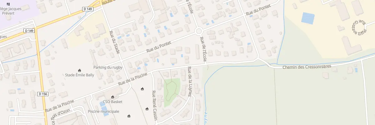 Plan du 2K Rue de la Piscine à Saint-Symphorien-d’Ozon