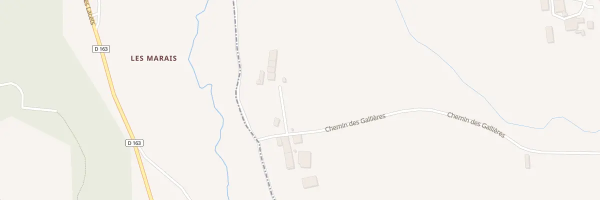 Plan du 5344 Les Gallieres à Chantemerle-les-Blés
