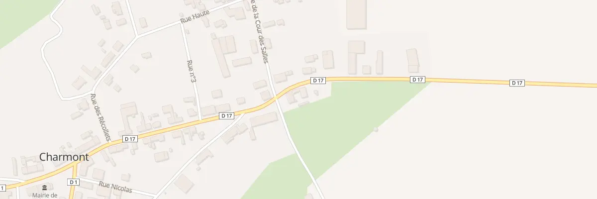 Plan du 1 Che de la Planchotte à Charmont