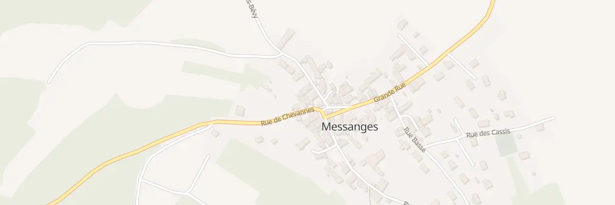 Plan du 4 Rue de Chevannes à Messanges