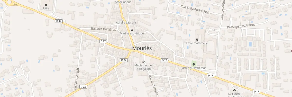 Plan du 5066B Av Pasteur à Mouriès