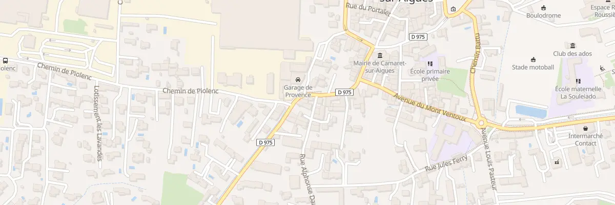 Plan du 1 Rue Alphonse Daudet à Camaret-sur-Aigues