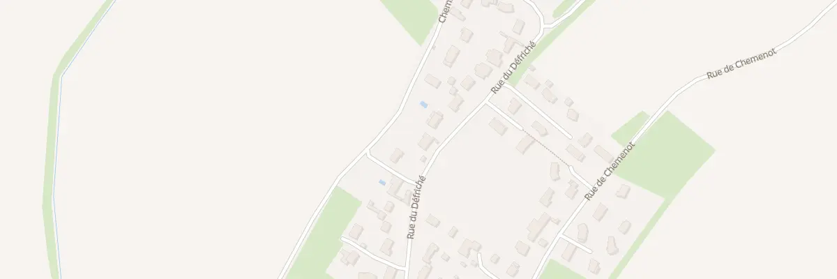 Plan du 587 Rue du Defriche à Virey-le-Grand