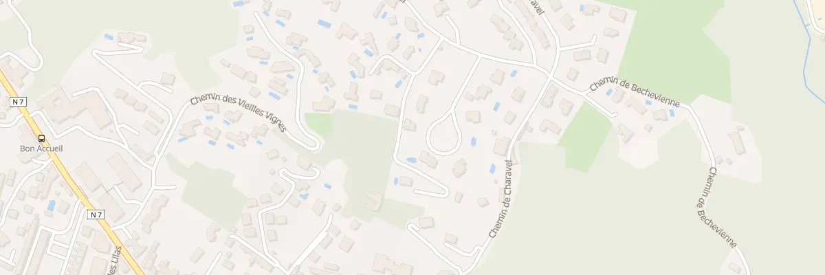 Plan du 9047 Che de Charavel à Vienne