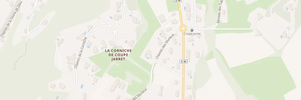Plan du 8 Che des Murieux à Vienne