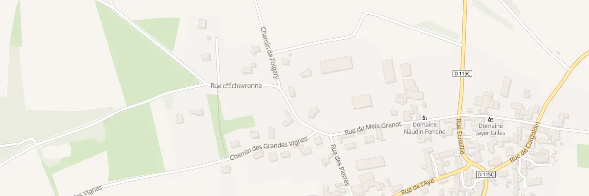 Plan du 2 Rue d’Echevronne à Magny-lès-Villers