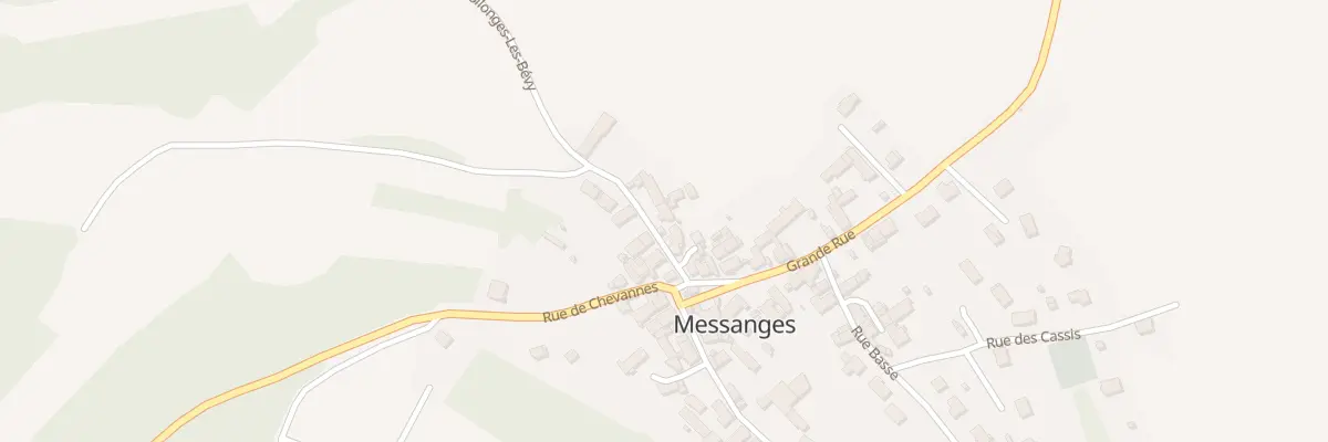 Plan du 6 Rue de Collonges-les-bévy à Messanges