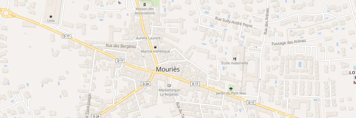 Plan du 19 Rue d’Aubagne à Mouriès