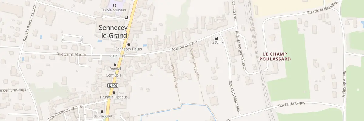 Plan du 22C Rue de la Gare à Sennecey-le-Grand