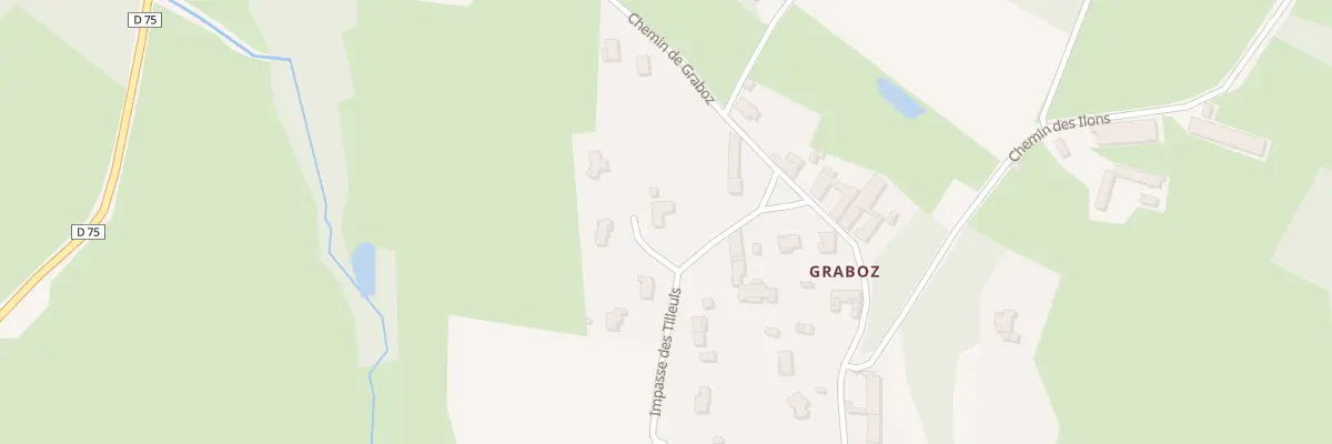Plan du 6591 Graboz à Saint-Étienne-sur-Chalaronne