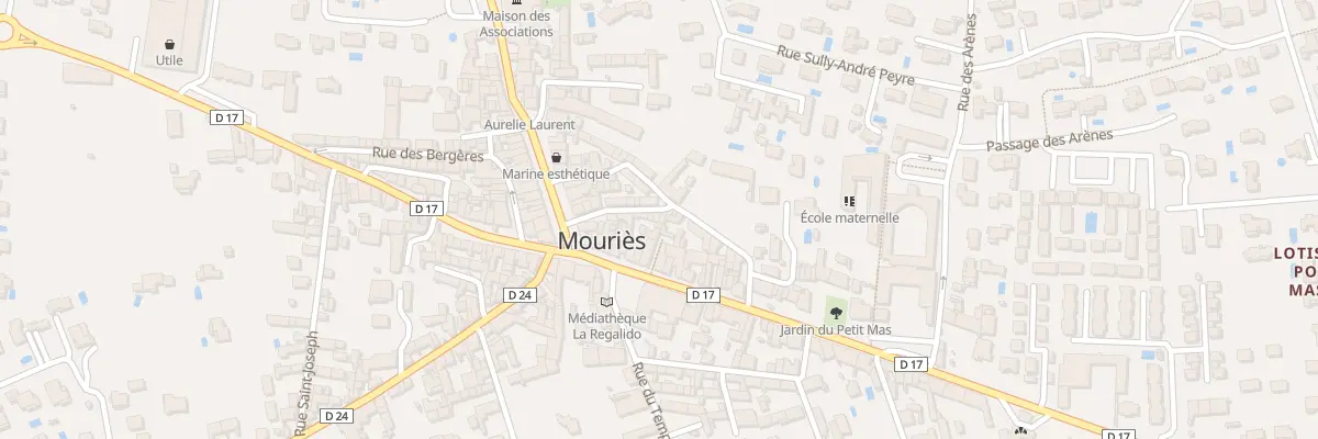 Plan du 18 Rue d’Aubagne à Mouriès