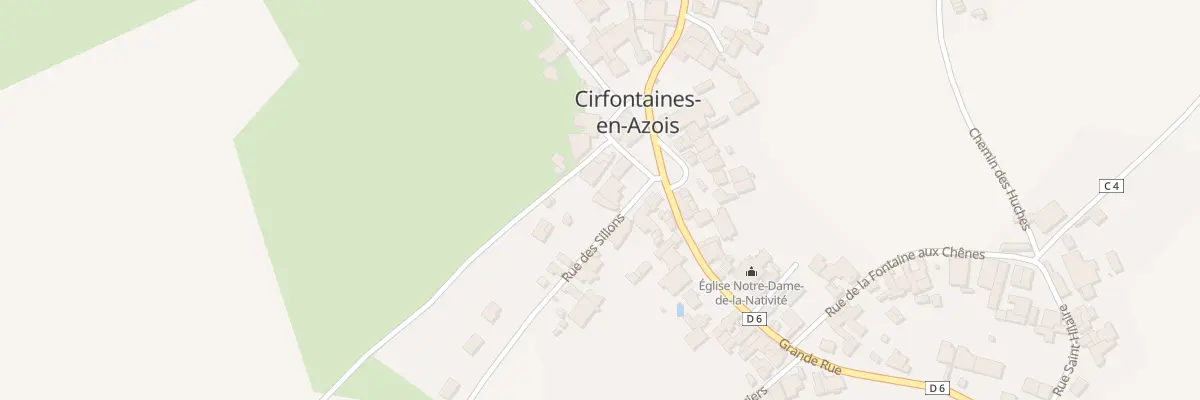 Plan du 4 Rue des Sillons à Cirfontaines-en-Azois