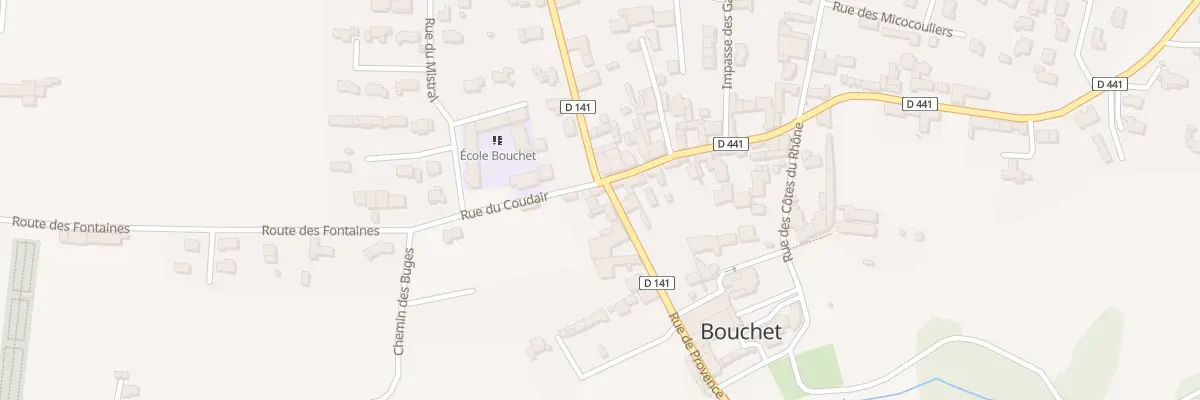 Plan du 11 Rue de Provence à Bouchet
