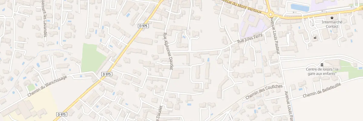 Plan du 12 Rue Alphonse Daudet à Camaret-sur-Aigues