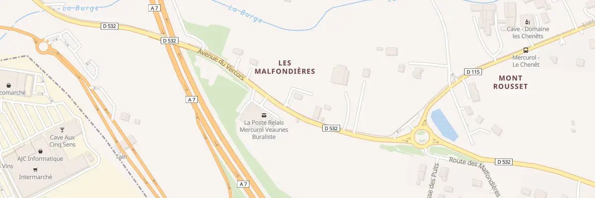 Plan du 645 Av du Vercors à Mercurol-Veaunes