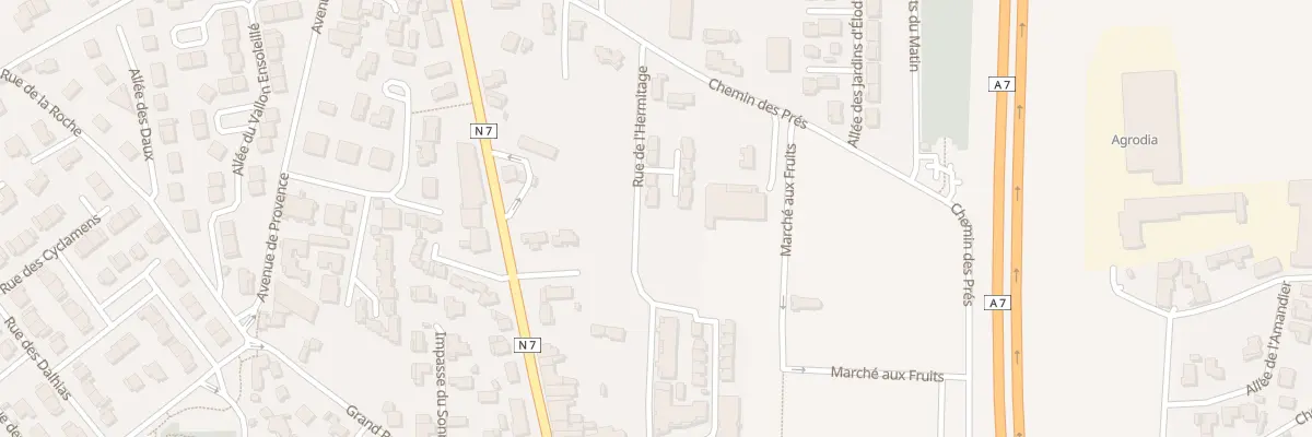 Plan du 16 Rue de l’Hermitage à Pont-de-l’Isère
